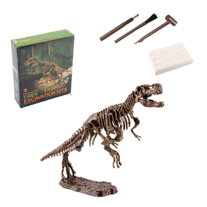 inquedo de Dinossauro Jurassic World: Kit de Escavação Arqueológica com Esqueletos Artesanais, Brinquedo Educativo de Ciência para Crianças (Para Maiores de 6 Anos)