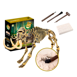 inquedo de Dinossauro Jurassic World: Kit de Escavação Arqueológica com Esqueletos Artesanais, Brinquedo Educativo de Ciência para Crianças (Para Maiores de 6 Anos)