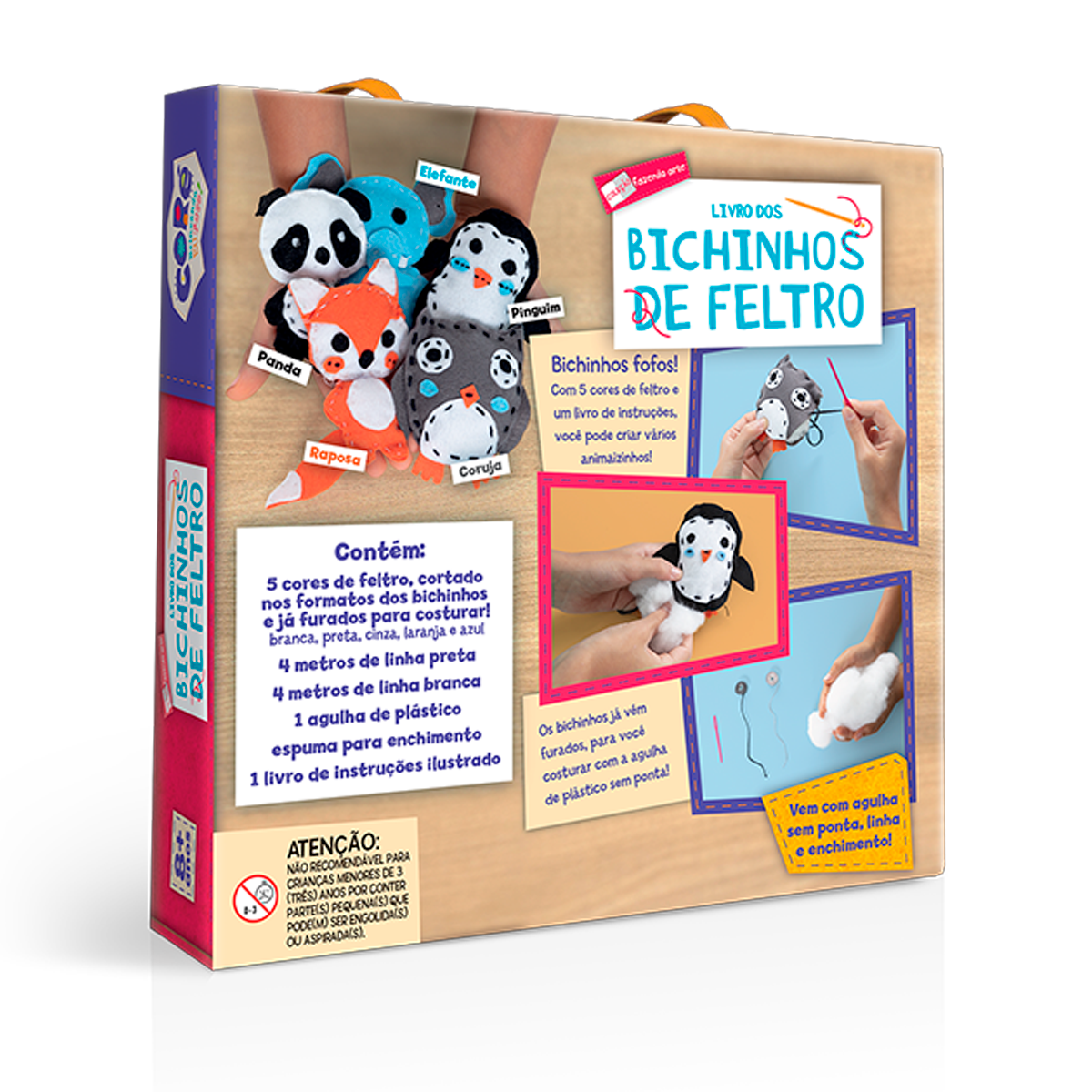 Coleção Fazendo Arte de Livro dos Bichinhos de Feltro (+6)