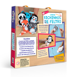 Coleção Fazendo Arte de Livro dos Bichinhos de Feltro (+6)