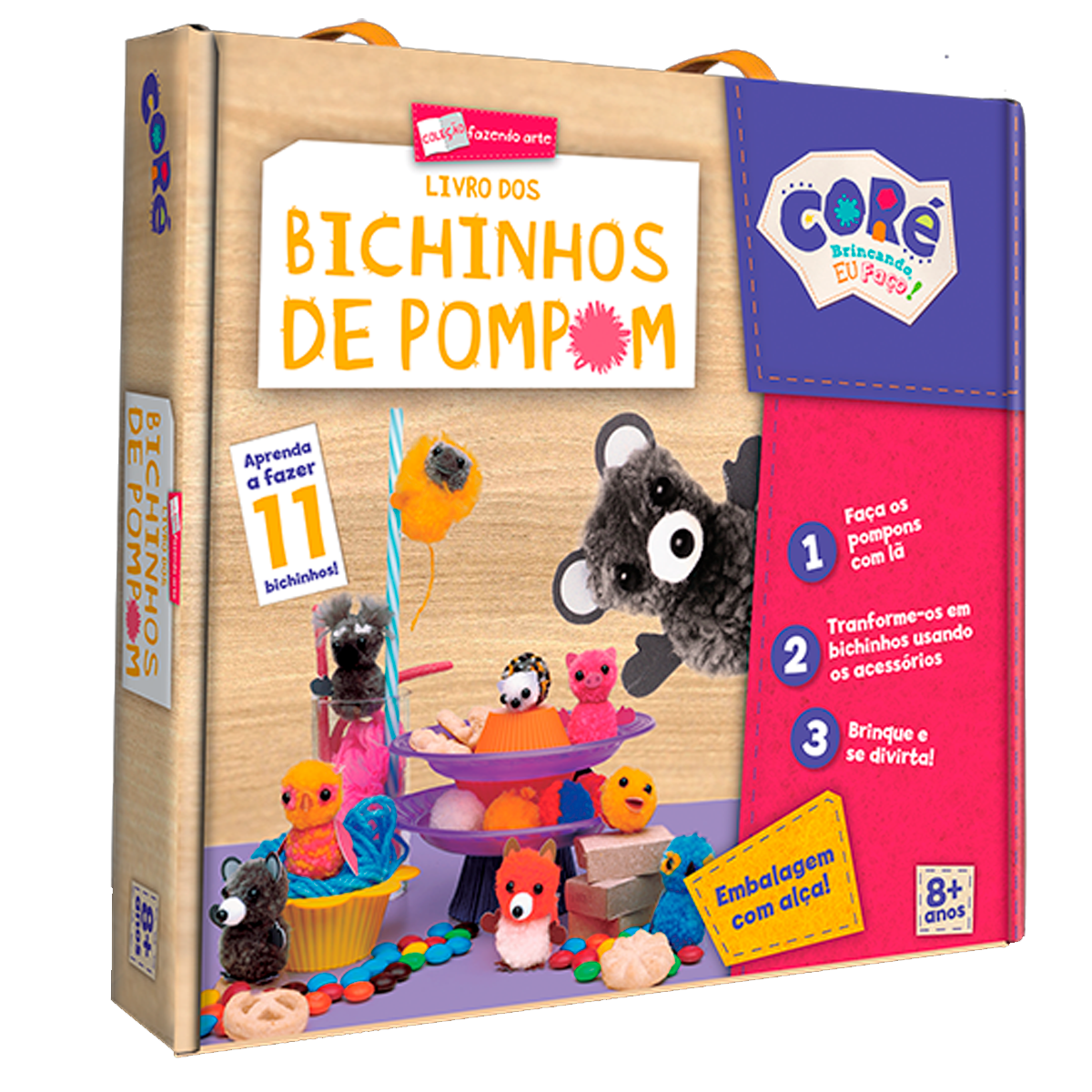 Coleção Fazendo Arte de Livro dos Bichinhos de PomPom (+6)