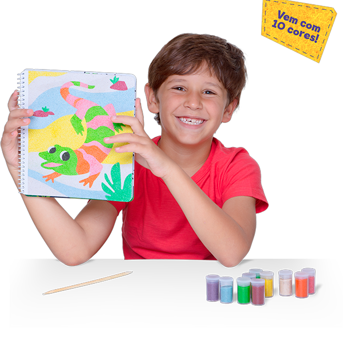 Colorindo com Areia de Animais (+6)