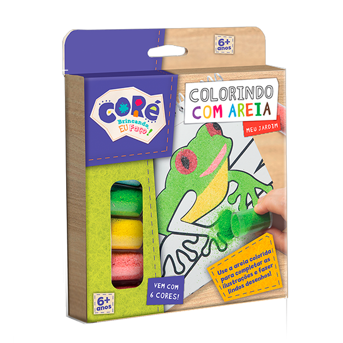 Colorindo com Areia de Meu Jardim (+6)