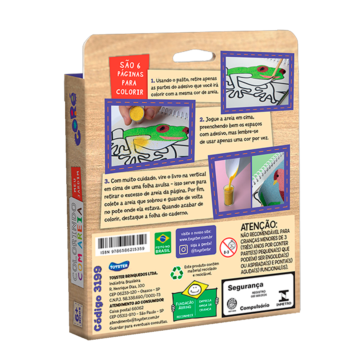 Colorindo com Areia de Meu Jardim (+6)