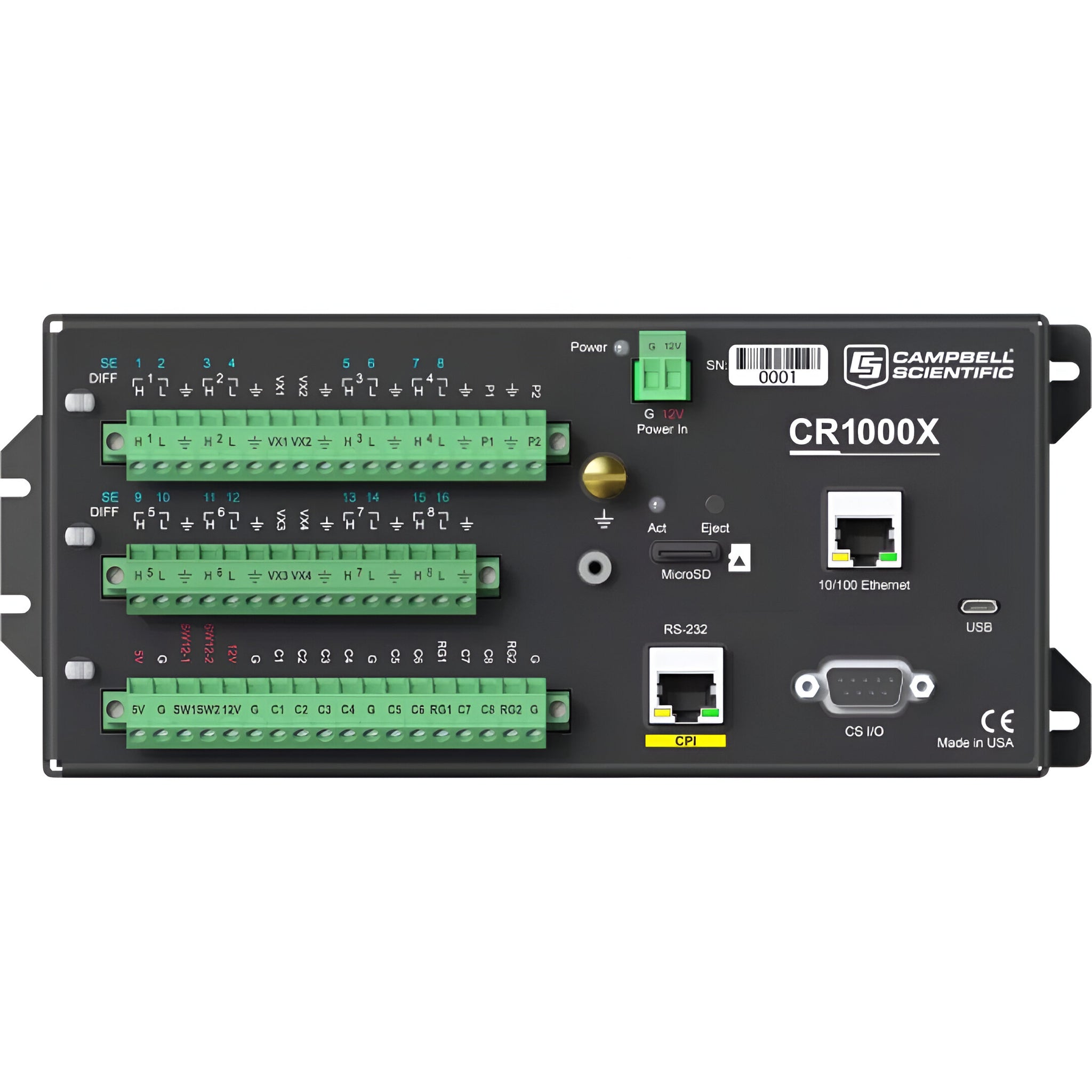 Datalogger para Medição e Controle Campbell Scientific CR1000X