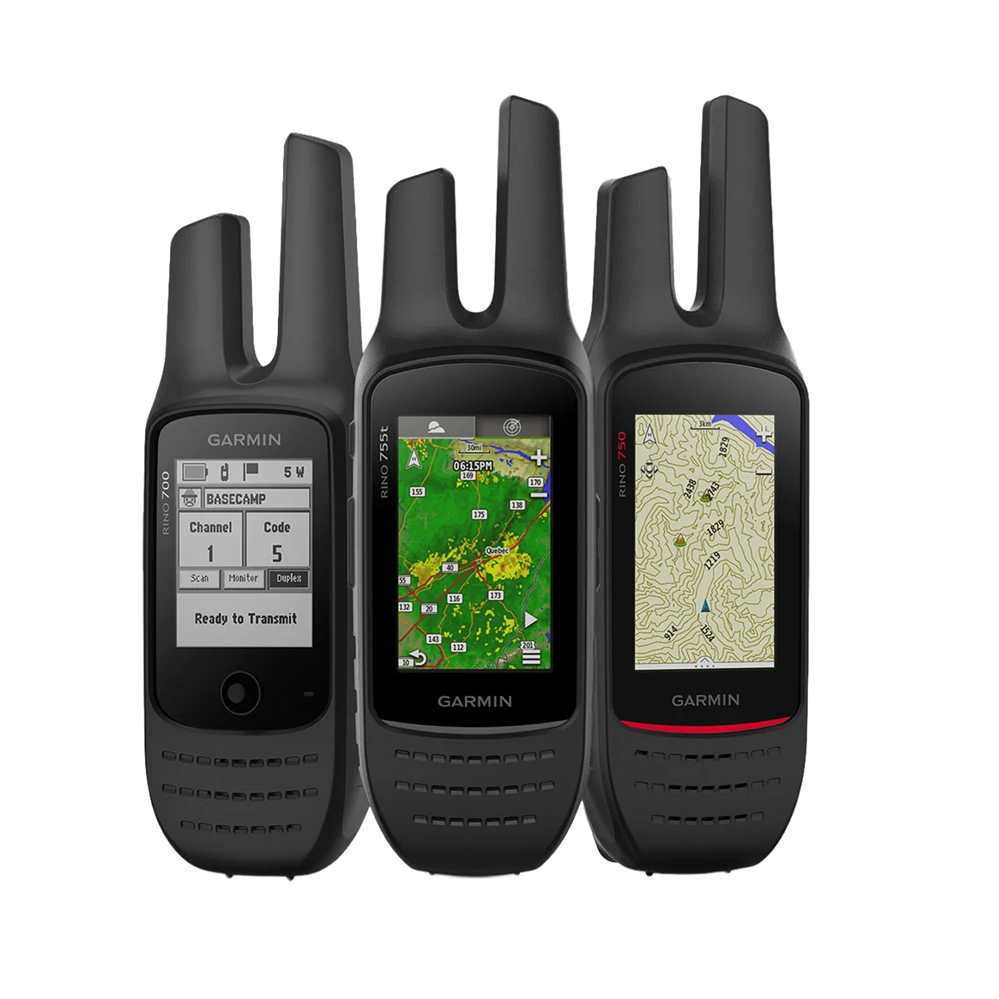 GPS de Mão Garmin Série Rino 750 com Tela Sensível ao Toque