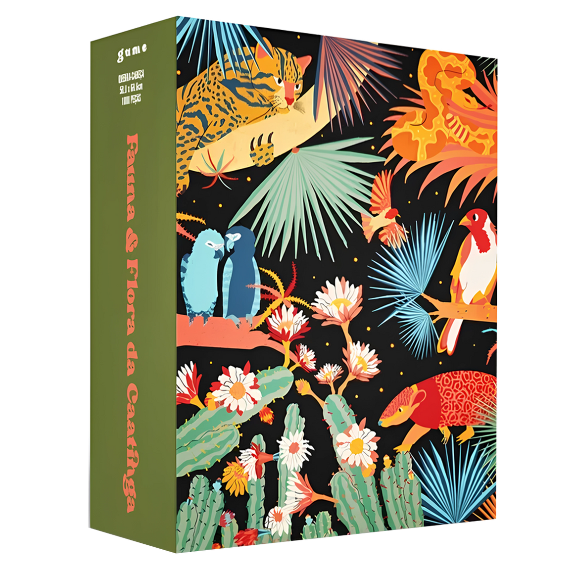 Quebra-Cabeça Fauna & Flora da Caatinga com Caixa de Luxo de 1000 Peças (+15)