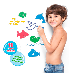 Kit de Brinquedo de Banho de Banho Colorido (+3)