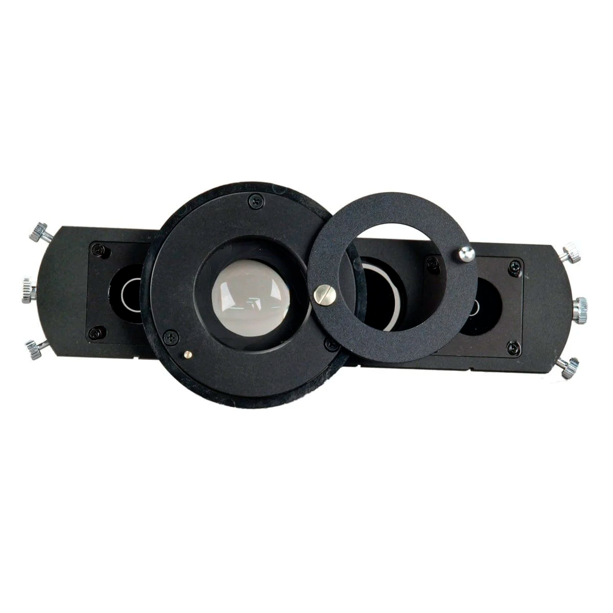 Kit de Contraste de Fases PLAN OMAX de Campo Escuro e Campo Claro para Microscópios Compostos com Maleta de Transporte