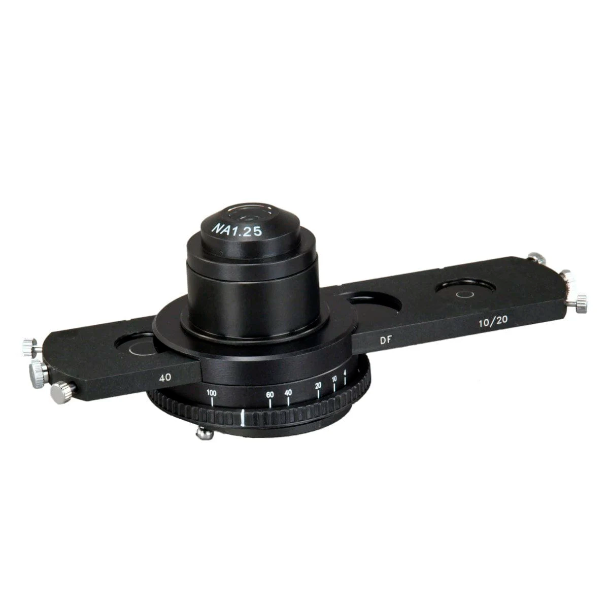 Kit de Contraste de Fases PLAN OMAX de Campo Escuro e Campo Claro para Microscópios Compostos com Maleta de Transporte