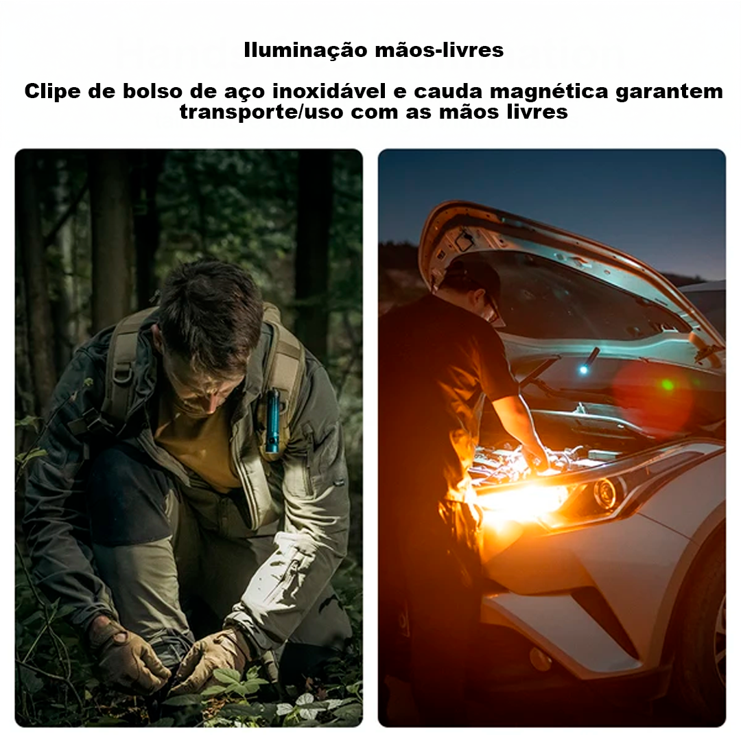 Lanterna de Mão Tática Recarregável Olight Warrior Mini 3 até 1750 lúmens IPX8