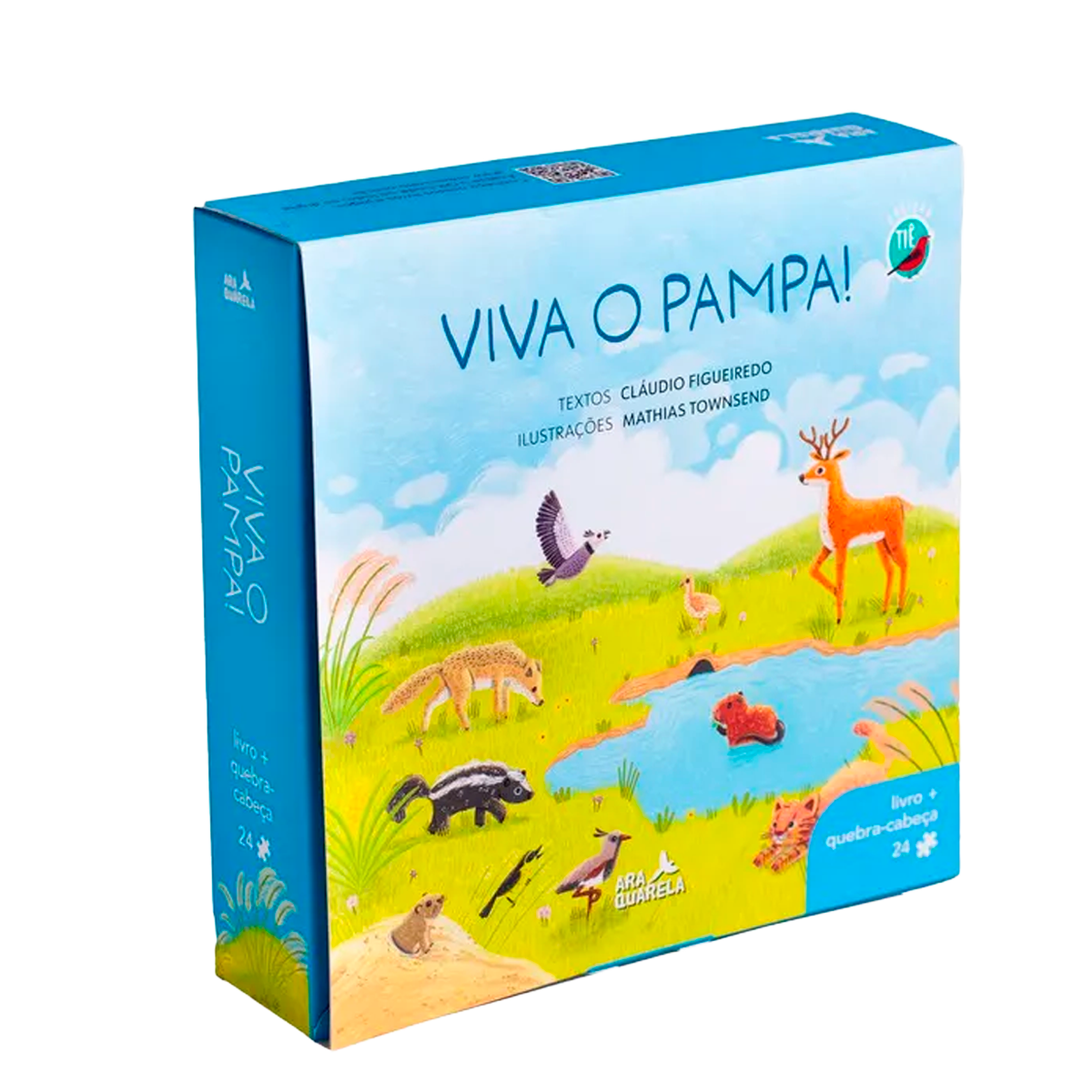 Livro com Quebra-Cabeça - Viva o Pampa de 24 Peças (+4)