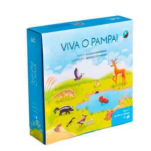 Livro com Quebra-Cabeça - Viva o Pampa de 24 Peças (+4)
