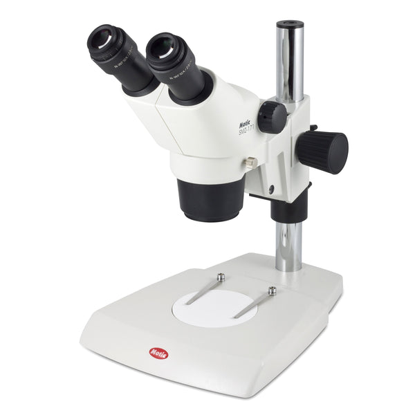 Microscópios Estéreo Binoculares Motic Série SMZ-171 Zoom 7,5X-50X - Sem Iluminação