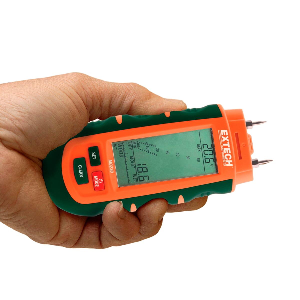 Medidor de umidade de bolso Extech MO230