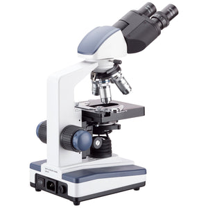 Microscópio Binocular Composto Amscope / 40X-2500X - Câmera USB 3D 5,0MP