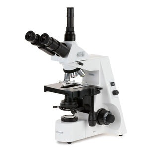 Microscópio Composto Trinocular AmScope Série T690 até 2500X Iluminação Köhler Óptica Planacromática