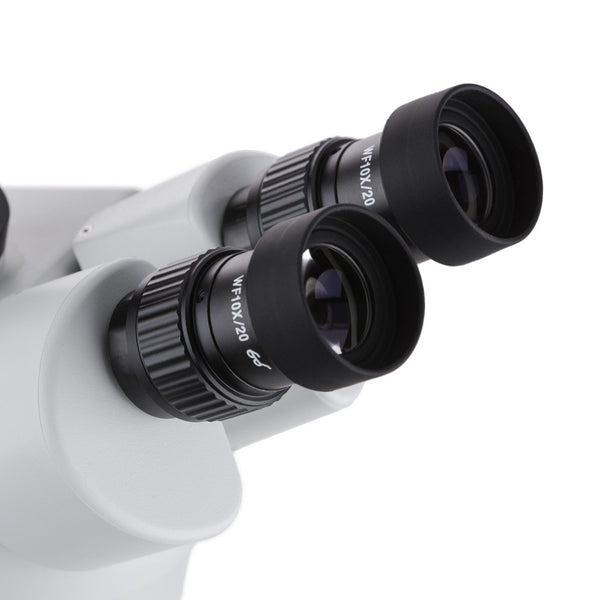 Microscópio Estéreo Trinocular AmScope Série SM 1 7X 45X Câmera HDMI ...