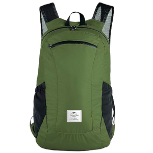 Mochila Dobrável Naturehike de 18L com Tecido Impermeável 30D e Zíper YKK Selado