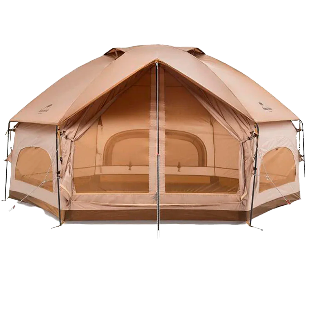 Naturehike-MG Barraca Hexagonal Estrutura Integrada 1 Porta 3 Janelas À Prova D 'Água Acampamento Ao Ar Livre NH21ZP001