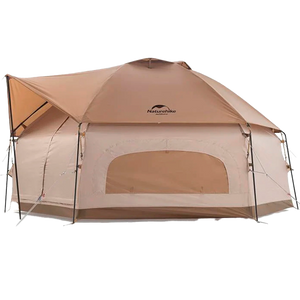 Naturehike-MG Barraca Hexagonal Estrutura Integrada 1 Porta 3 Janelas À Prova D 'Água Acampamento Ao Ar Livre NH21ZP001