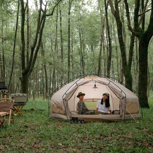 Naturehike-MG Barraca Hexagonal Estrutura Integrada 1 Porta 3 Janelas À Prova D 'Água Acampamento Ao Ar Livre NH21ZP001