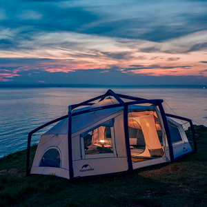 Naturehike AIR 12.0 Lightweight Inflatable Tent 2-4 Person Waterproof Ventilated 3 Season Camping Beach