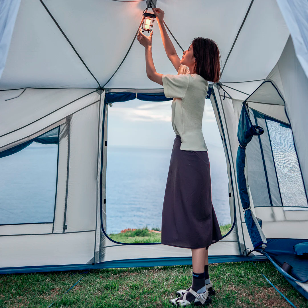 Naturehike AIR 12.0 Lightweight Inflatable Tent 2-4 Person Waterproof Ventilated 3 Season Camping Beach