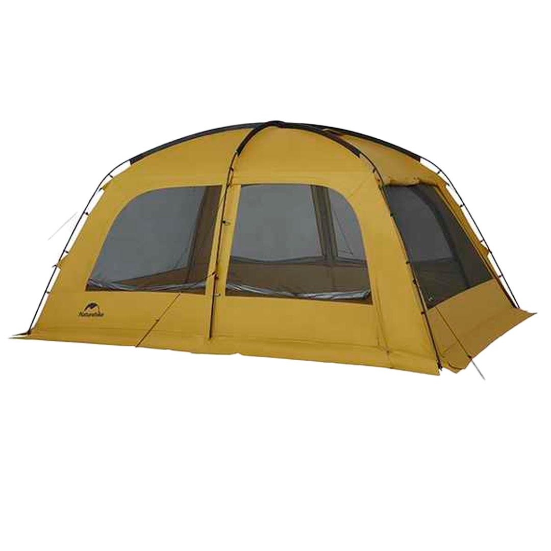 Naturehike DUNES 10.9 Barraca de acampamento expandida Dome 5-6 pessoas 4 estações à prova d'água grande espaço com furo de chaminé
