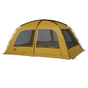 Naturehike DUNES 10.9 Barraca de acampamento expandida Dome 5-6 pessoas 4 estações à prova d'água grande espaço com furo de chaminé