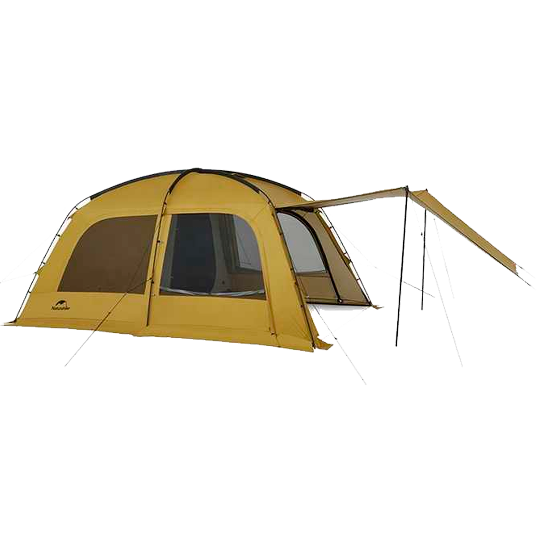 Naturehike DUNES 10.9 Barraca de acampamento expandida Dome 5-6 pessoas 4 estações à prova d'água grande espaço com furo de chaminé