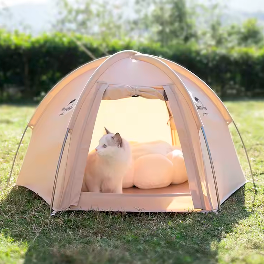 Naturehike Mini Tenda Hexagonal para Animais de Estimação Autossustentável de Algodão Respirável À Prova D 'Água Portátil para Cães e Gatos