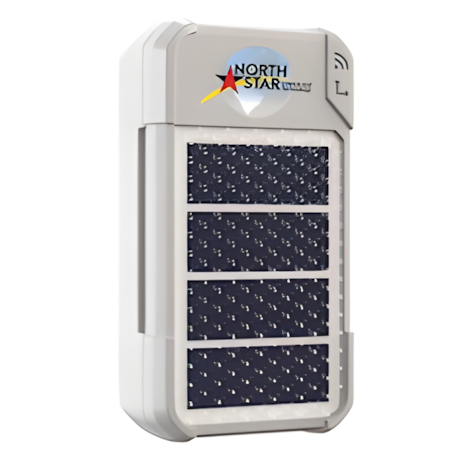 North Star Phoenix Sistema de Rastreamento via Satélite com Energia Solar com GPS Integrado e Acelerômetro
