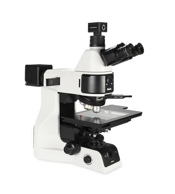 Biomweb Microscópio composto avançado Motic PA53MET - BIOWEB Brasil