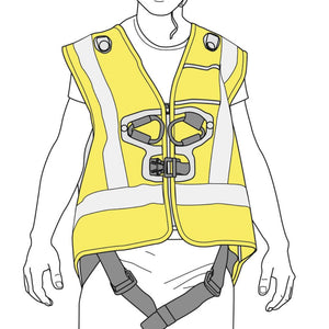 Colete Petzl HI-VIZ para Cinto NEWTON
