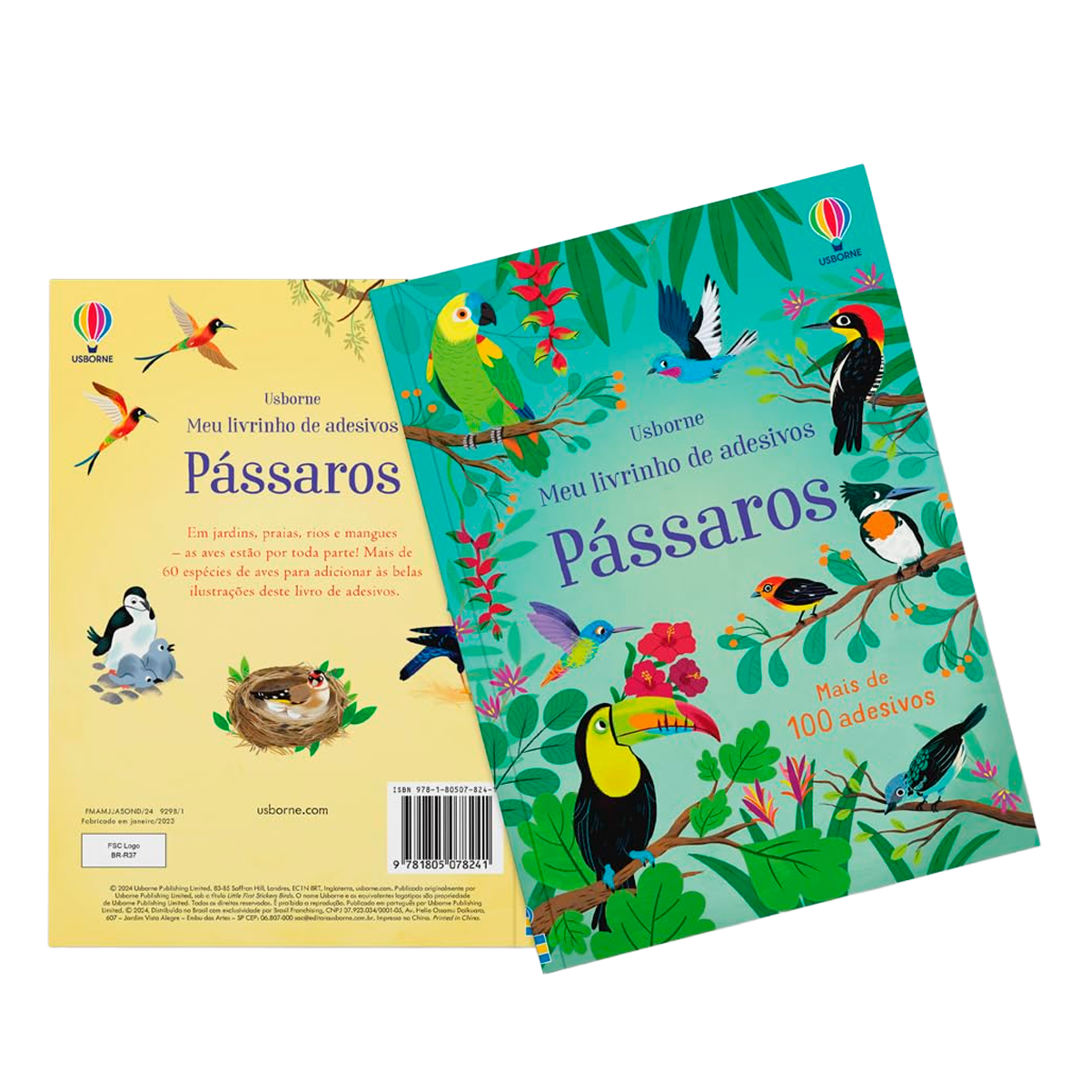 Pássaros: Meu Livrinho de Adesivos (+3)