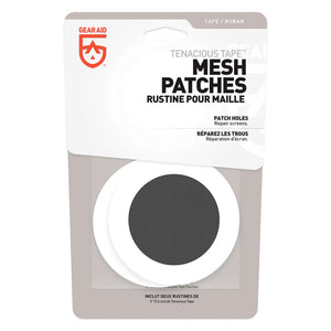 Patches de Malha Adesiva Gear Aid Ø 7,6 cm para Reparo de Barracas e Equipamentos ao Ar Livre x 2 un
