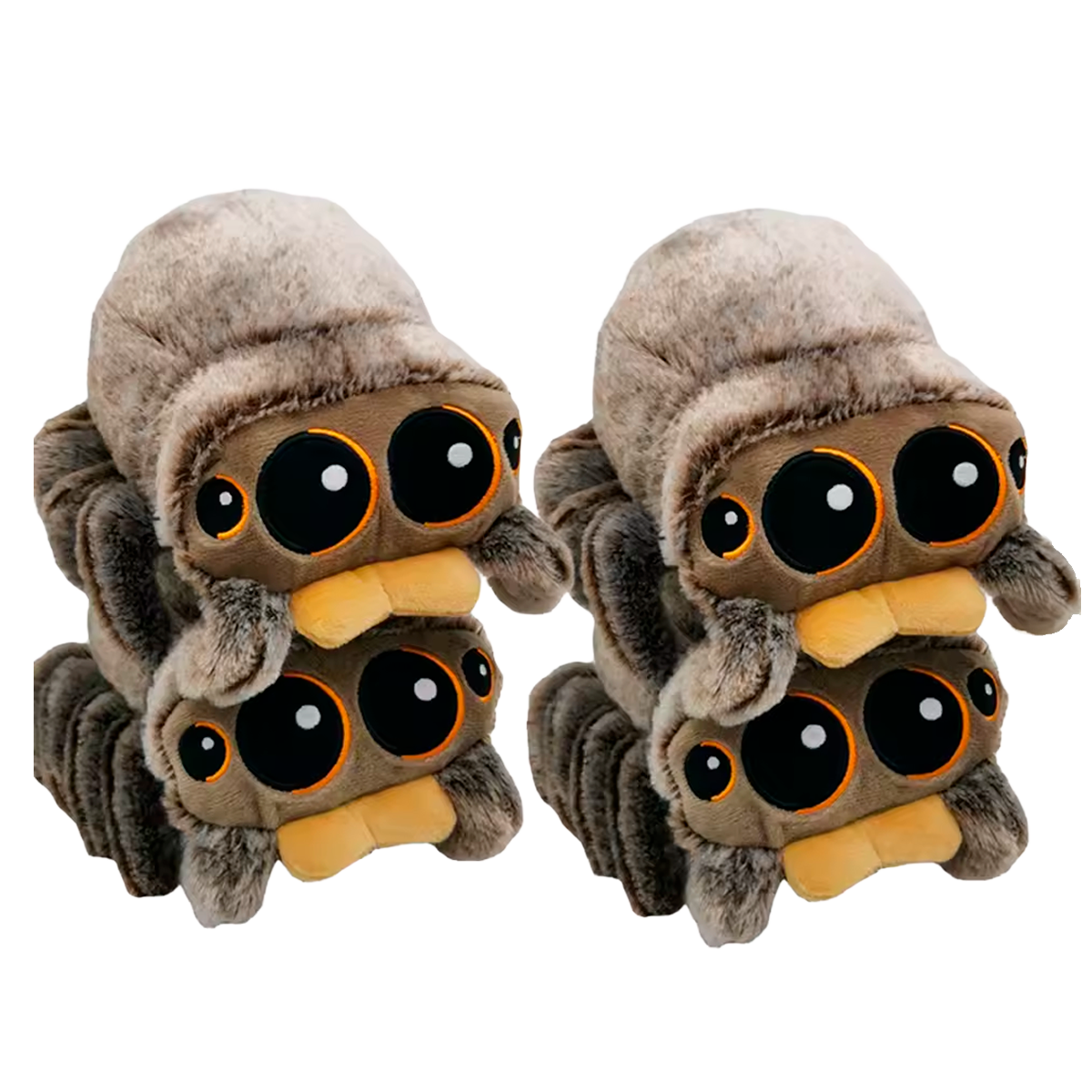 Pelúcias Macias de Animais: Aranha Preta Estilo Lucas (+3)