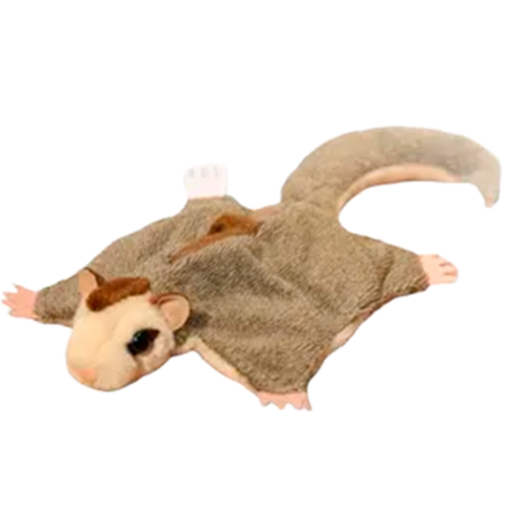 Planador de Açúcar Pelúcia Esquilo Voador Macio (+3)