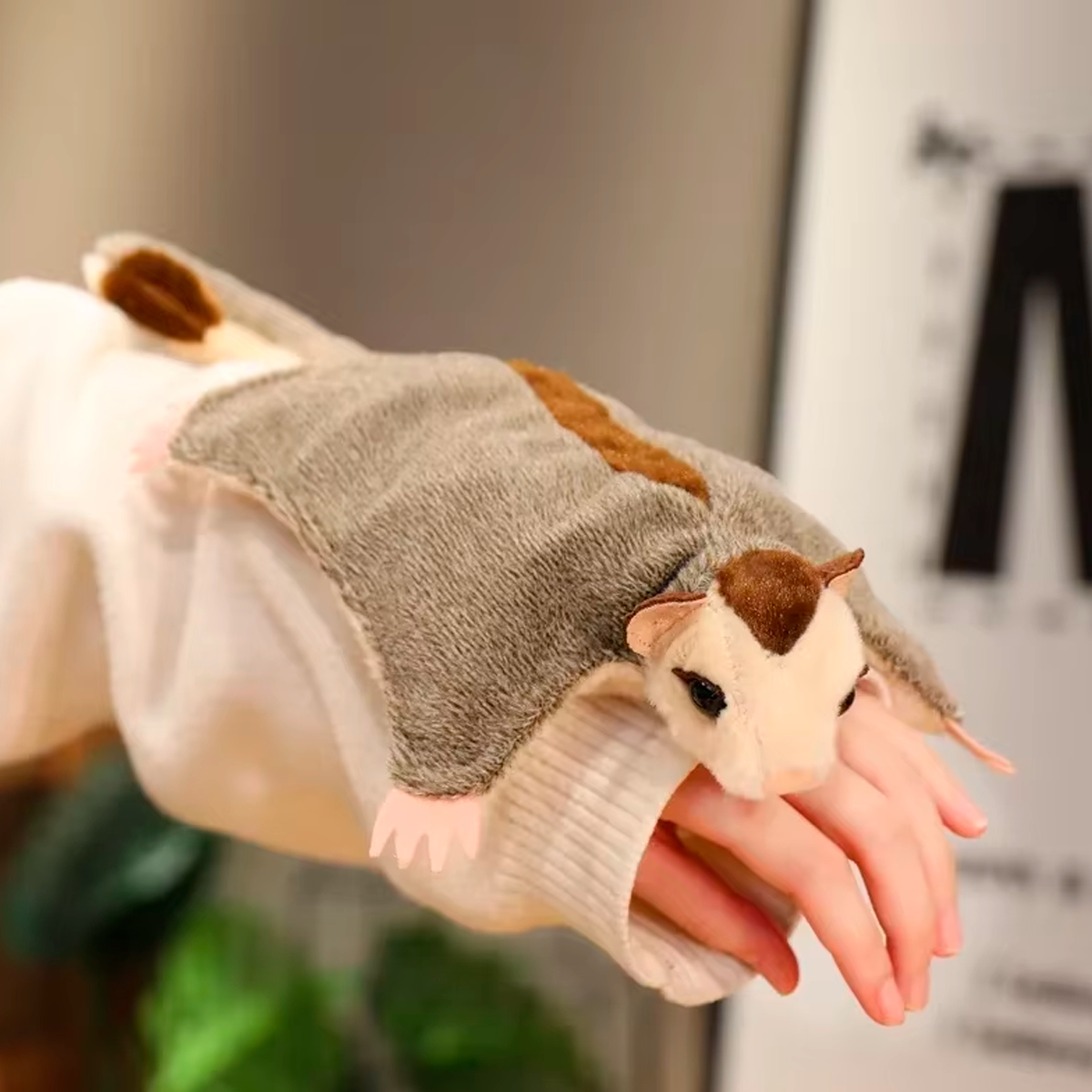 Planador de Açúcar Pelúcia Esquilo Voador Macio (+3)