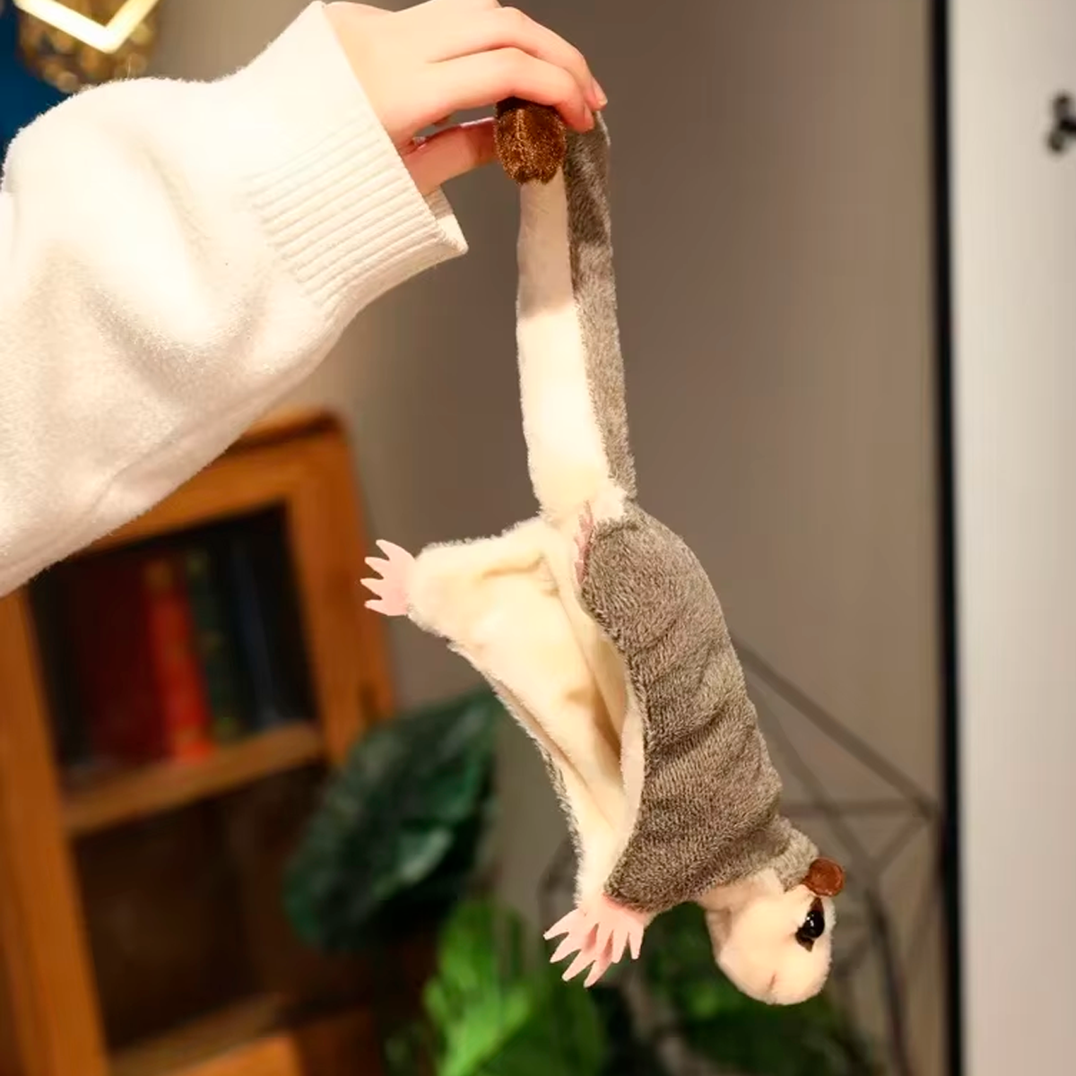 Planador de Açúcar Pelúcia Esquilo Voador Macio (+3)