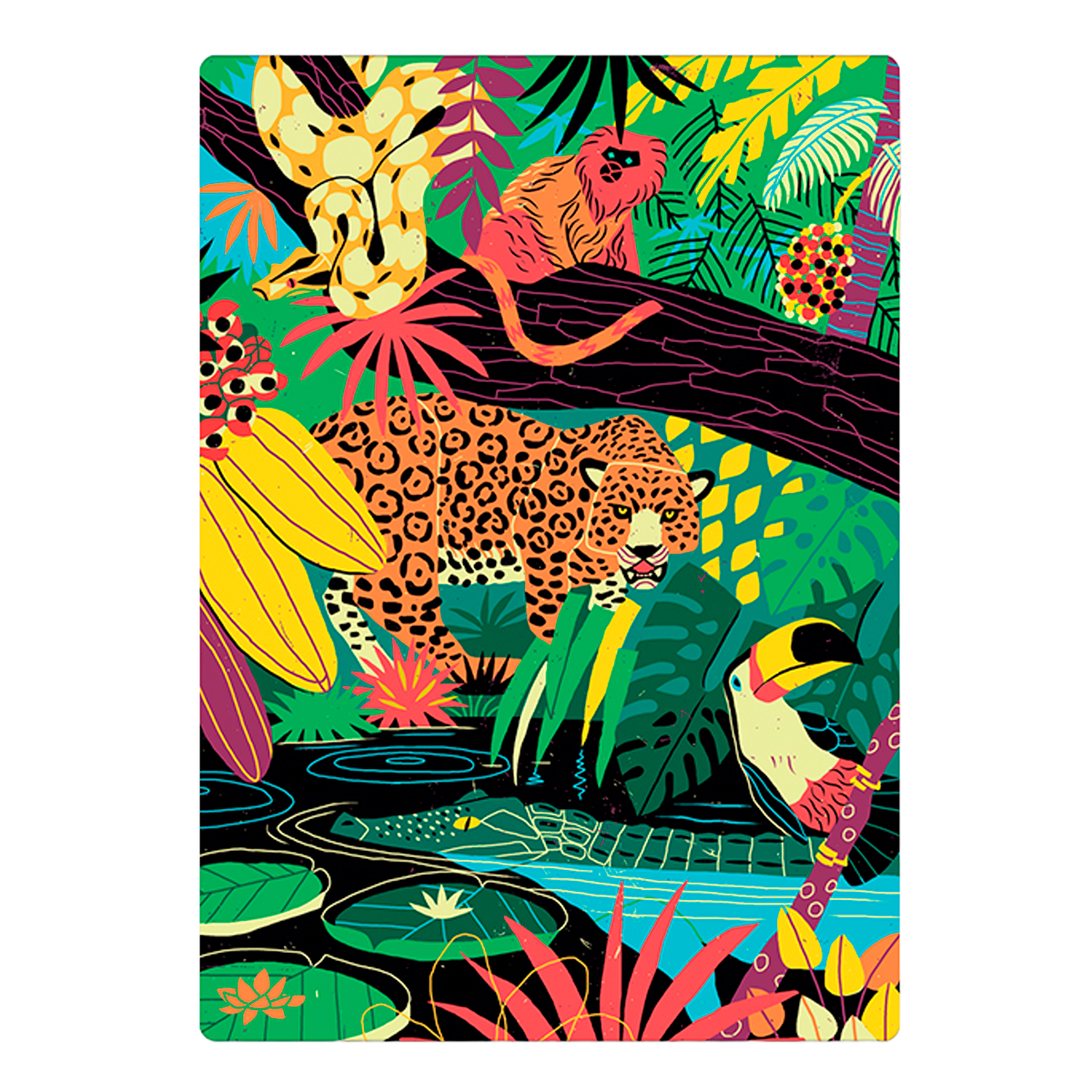 Quebra-Cabeça - Postais do Brasil de Natureza  de 500 peças nano (+10) 