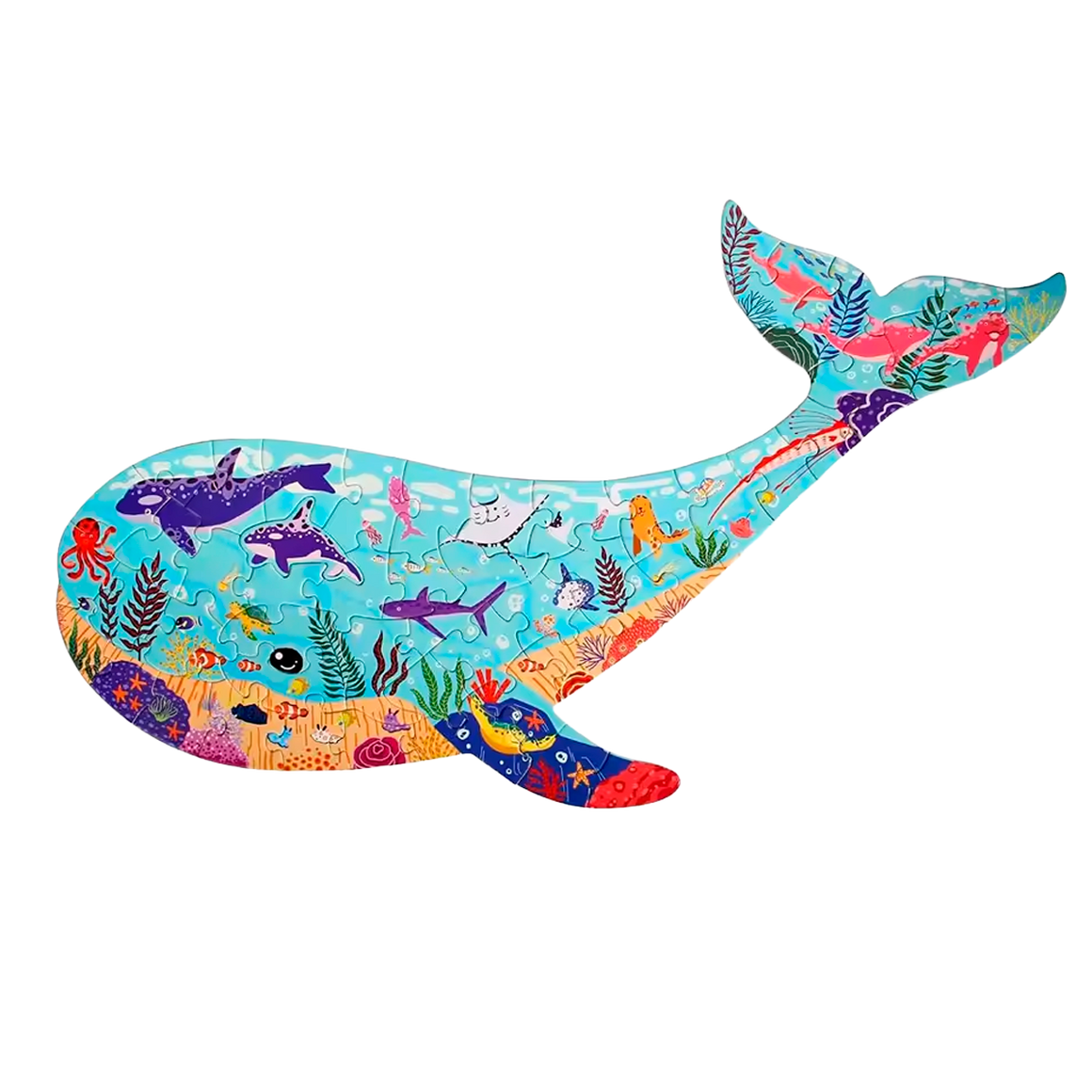 Quebra-Cabeça 3D de Animais Marinhos (+3)