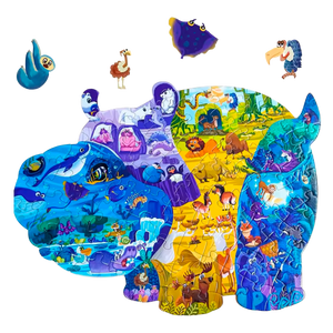 Quebra-Cabeça 3D de Animais Marinhos (+3)