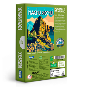 Quebra-Cabeça Postais do Mundo de Peru – Machu Picchu nano de 500 peças (+10)