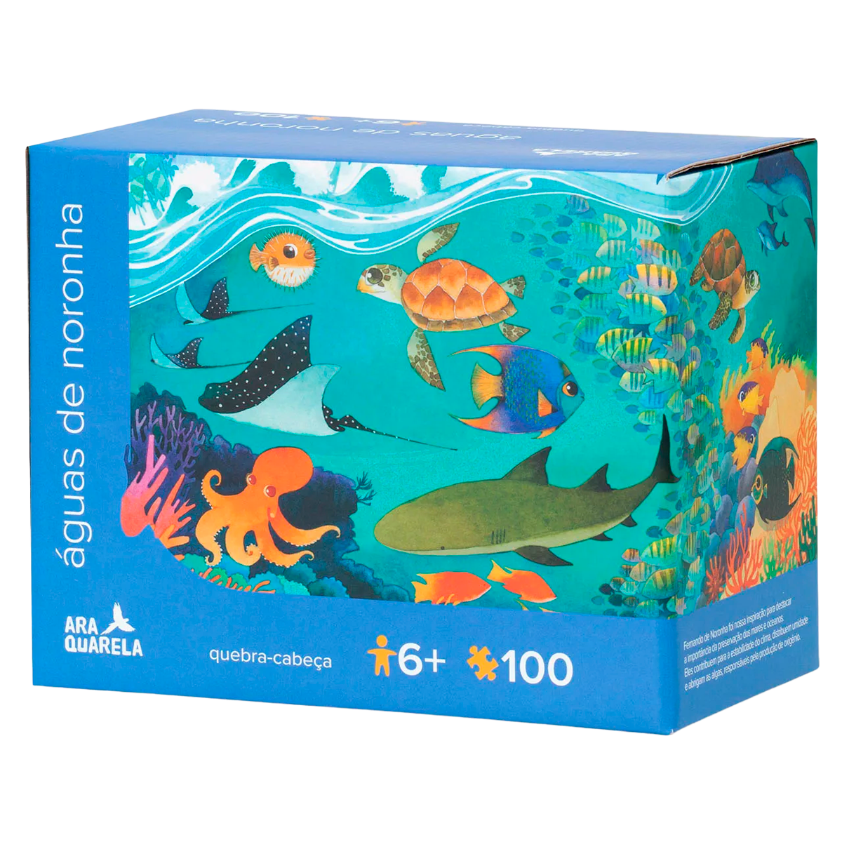 Quebra-Cabeça de Águas de Noronha de 100 peças (+6)