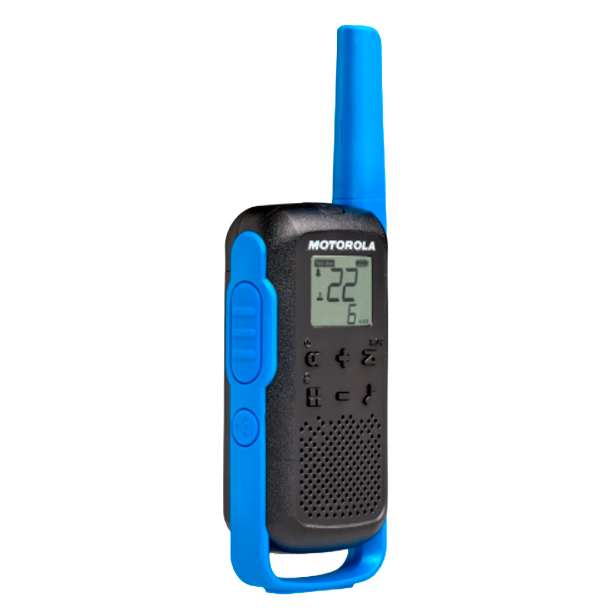 Rádios Bidirecionais Recarregáveis Motorola Talkabout T270, Até 40 km, com Opção de Alimentação Dupla, Walkie Talkie x 2 Un