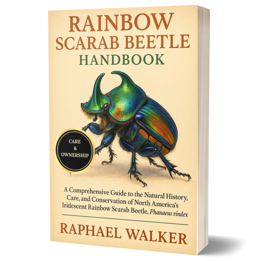 Rainbow Scarab Beetle Handbook: A Comprehensive Guide to the Natural History, Care, and Conservation of North America’s Iridescent Rainbow Scarab Beetle,Phanaeus vindex