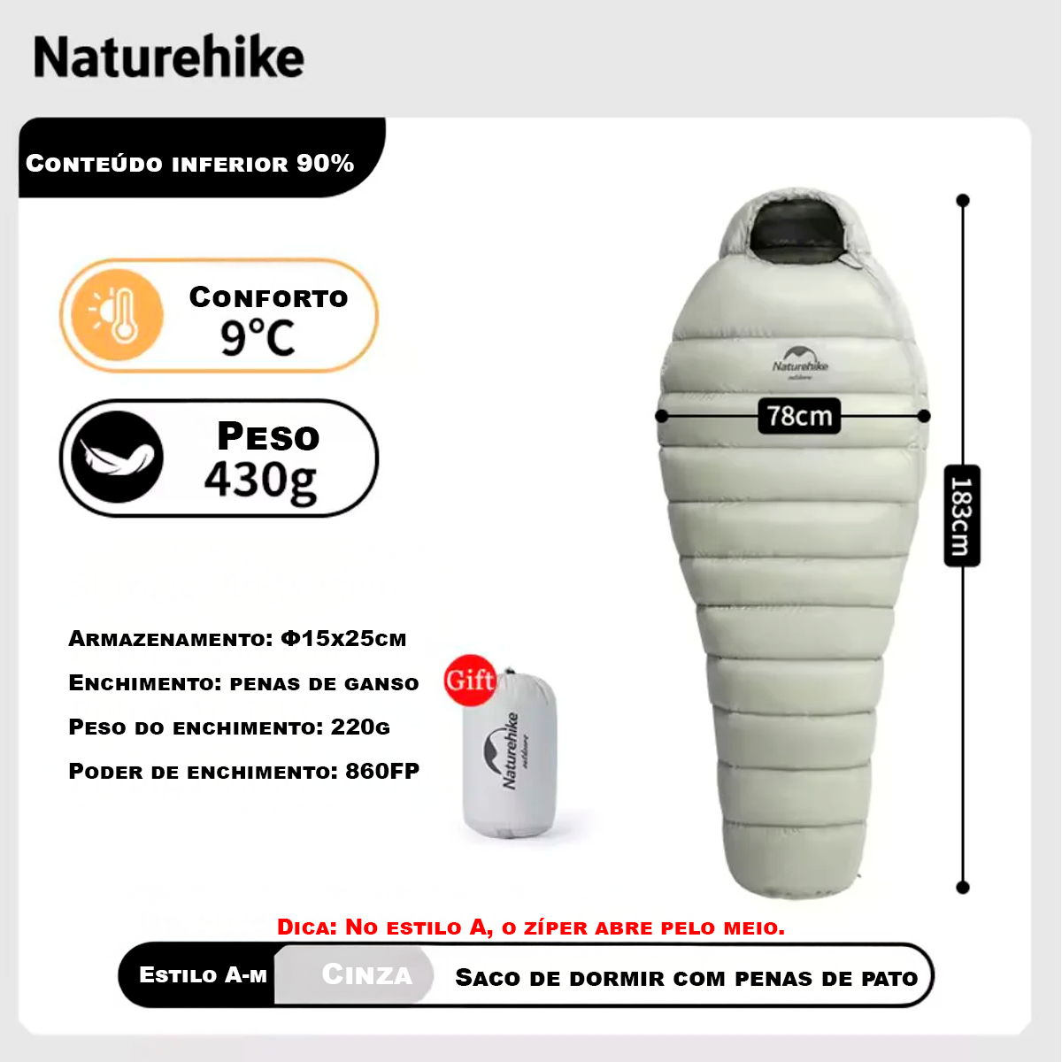 Rede Naturehike Ultraligeira Para 1–2 Pessoas Camping Antirrolamento Alargada
