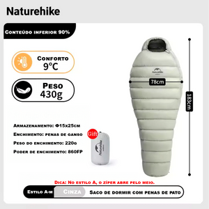 Rede Naturehike Ultraligeira Para 1–2 Pessoas Camping Antirrolamento Alargada